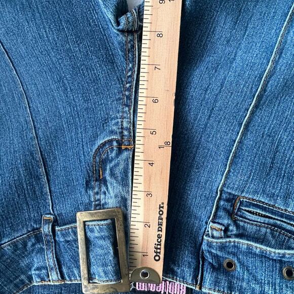 Y2K Bubblegum American Flavour Low Rise Flair Bottom Jeans Sz 3/4 - Picture 16 of 16